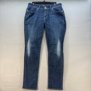 Levi's 529 Women's Jeans Size W30 L32 Curvy Skinny Leg Dark Wash Denim Preppy